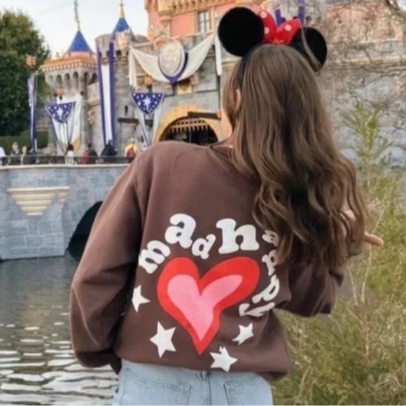 NEW Madhappy Heartfelt fleece crewneck Sweatshirt MEDIUM - Picture 1 of 8